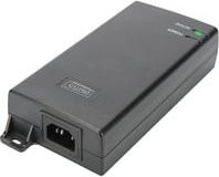 Digitus PoE Ultra Injector GE/60W Ethernet LAN Injektor in Schwarz - Bild 1