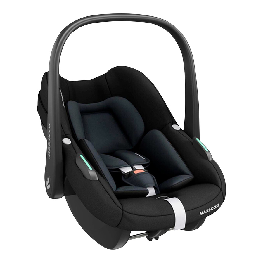 Maxi-Cosi Babyschale Pebble S in Schwarz mit verstellbarem Griff und i-Size Zertifizierung - Bild 2