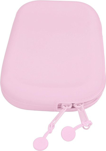 GoolRC Stifttasche aus Silikon in Pink und White für Schule, Büro und Reise - Bild 1