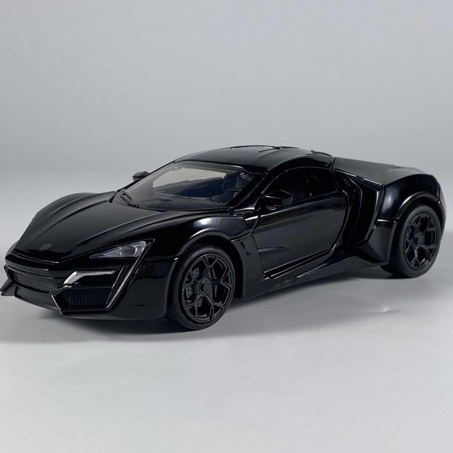 Linyi toy car Lykan Hypersport Supercar Modellauto, 1:32, Metall, mit Sound & Licht, ab 18 Jahre - Bild 1