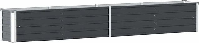Furnicato Garten Hochbeet aus verzinktem Stahl in Anthrazit, B/T/H: 320 x 40 x 45 cm - Bild 1