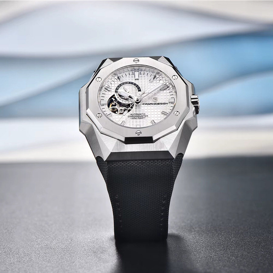 PAGANI DESIGN Armbanduhr Automatik, Edelstahl, Saphirglas, 42 mm, Herren - Bild 3