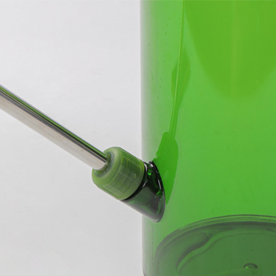 TOMTOP JMS Gießkanne aus Kunststoff in Transparent Grün mit langem Ausguss für Zimmerpflanzen, 1 l - Bild 3