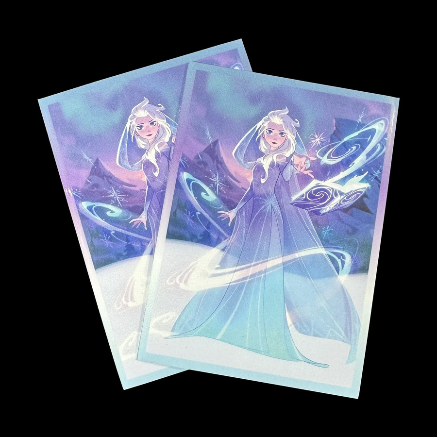 Bandai Lorcana Elsa Kartenhüllen Standard Größe transparent - Bild 2