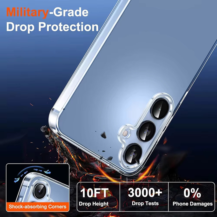 Transparente Silikonhülle für Samsung Galaxy S26 Edge S25 Ultra S24 S23 A57 A17 A07 A55 5G A56 A36 A26 A16 A54 A35 A34 A33 A16 A05 A06 Cover - Bild 3