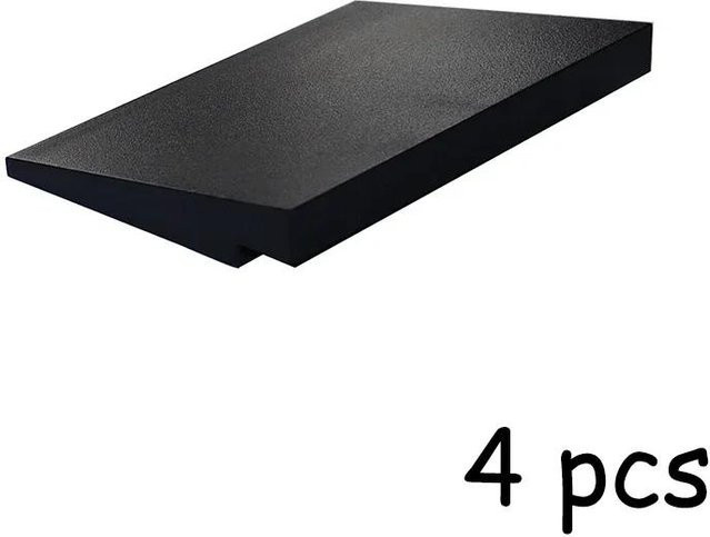 LEGO MOC-Komponenten Schrägsteine, Zubehör, schwarz, 4-teiliges Set - Bild 1