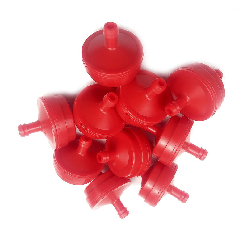 Kkmoon Inline Kraftstofffilter 1/4 Zoll Ersatz für Briggs Stratton 298090, 4105, 298090S in Rot - Bild 3