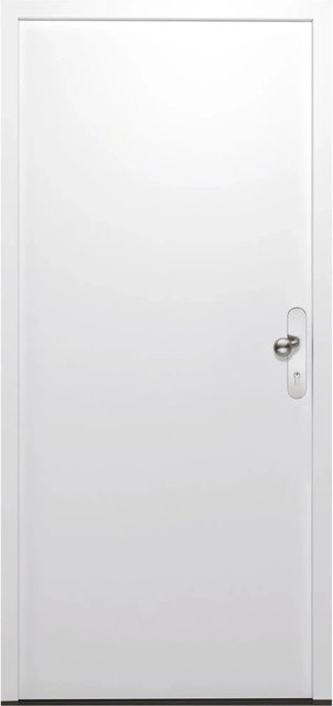 Hörmann Sicherheitstür KSI Thermo46 aus Stahl in Verkehrsweiß, B: 100 cm, H: 200 cm, RC2, DIN Rechts - Bild 1