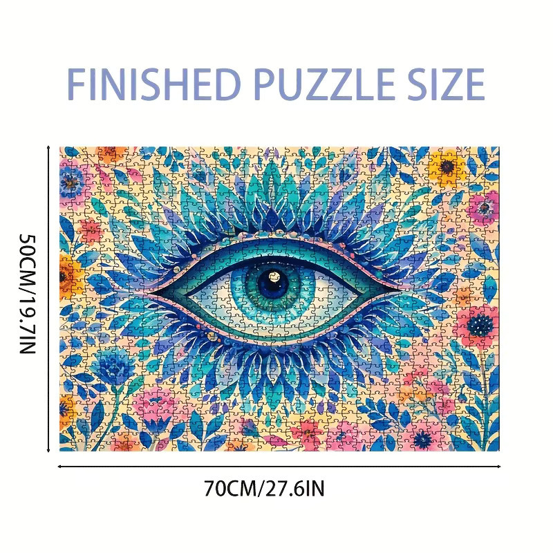 MaxRenard Melancholische Augen Design, Puzzle, 1.000 Teile - Bild 3
