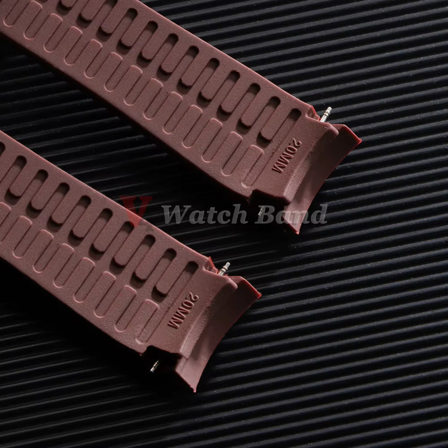 Uhrenarmband Silikon, Schwarz, Unisex - Bild 3