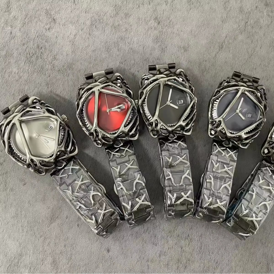 STARPERISH Armbanduhr, Quarz, Edelstahl, Schwarz, Grün, Unisex - Bild 3