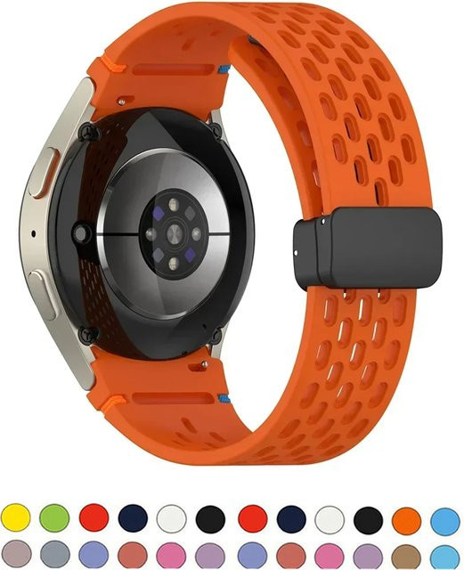 NEY Uhrenarmband Silikon, magnetisch, Schwarz, Unisex - Bild 1