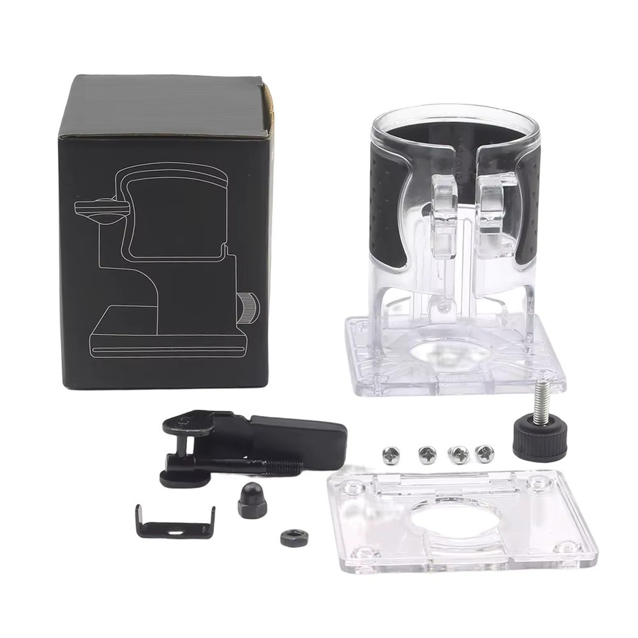 Vibratite Holz Router Basis für elektrische Trimmer und Fräsmaschinen, Zubehör für RT0701C und WU601, transparent - Bild 3