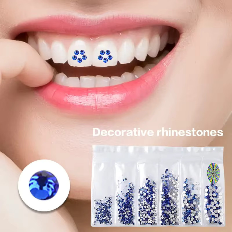 LGFU Edelstein Dekoration Kit für Zähne, Dental Kristall Ornamente - Bild 2