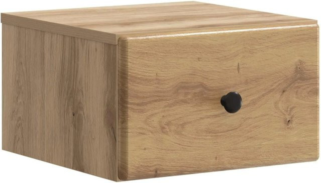 vidaXL Wandmontierter Nachttisch in Artisan-Eiche, Braun, B/T/H: 34,5 x 33 x 20 cm - Bild 1