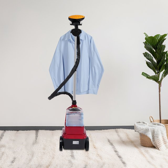 Sweetmile Kommerzieller Vertikaler Kleidungsdampfer mit 2500 W in Rot - Bild 1