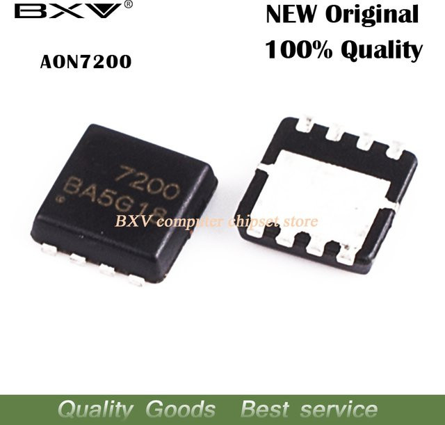 10 Stück Original AON7200 AON7402 AON7406 AON7408 AON7410 QFN Mikrocontroller in Schwarz - Bild 1
