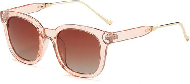 Techsuit 2050 Sonnenbrille, Damen, Vollrand, Square, Metall, braun, gold - Bild 1