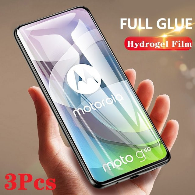 3er-Pack Hydrogel Displayfolie für Motorola Moto X50 Ultra, X40, G04s, G04, G14, G24, G34, G54, G85, S30, X30 Pro, G64, G84, transparent - Bild 1