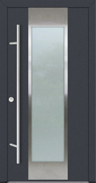 FM Türen Innenbeschläge Set Modell 08 in Anthrazit, Ausführung Links, B: 100 cm, H: 210 cm - Bild 1