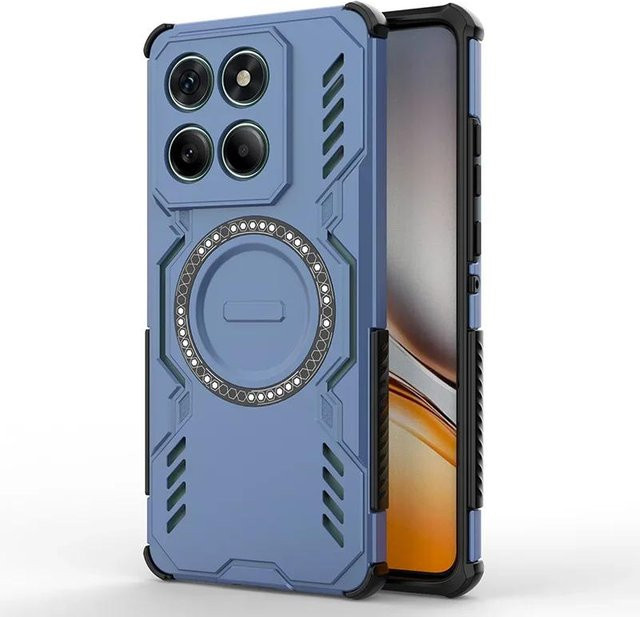 Stoßfeste Schutzhülle mit magnetischer Linse und kabellosem Laden für Motorola Moto Edge 50, 50 Pro, 50 Fusion und 60 Pro in Blau - Bild 1