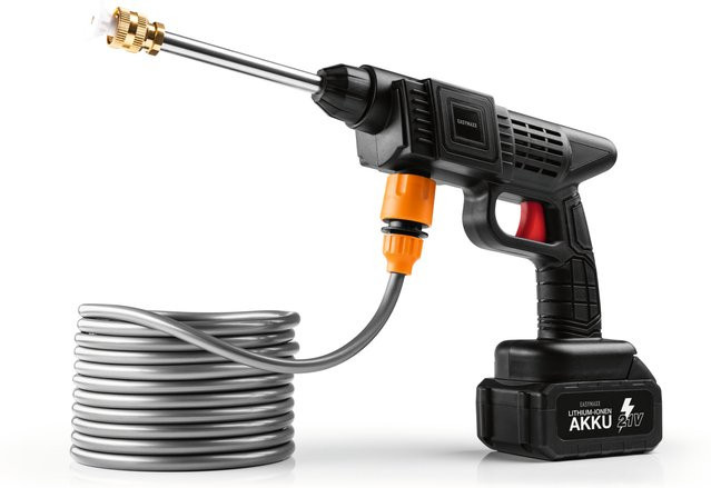 EASYMAXX Akku-Hochdruckreiniger 21 V schwarz - Bild 1