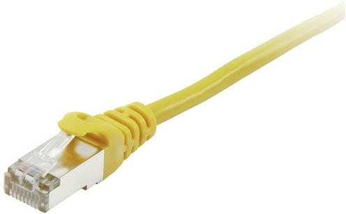 Equip RJ45 Patchkabel CAT 6 S/FTP Ethernet LAN Gelb, Länge: 5,00 m - Bild 1