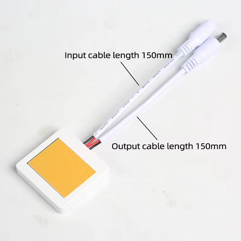GEDLUZI Ultradünner LED-Touchsensor mit stufenloser Dimmfunktion, 12V 5A 60W, berührungsempfindlicher Schalter für Holz, Marmor und Keramik - Bild 4