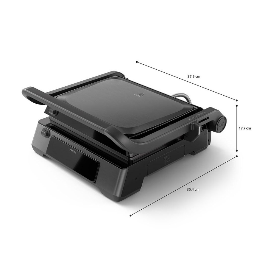 Philips 7000 Series Elektrogrill HD6307/70 in Schwarz - Bild 2
