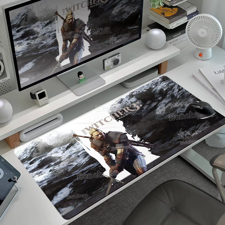 Eenehana Gaming Mauspad The Witcher Design XXL Schreibtischunterlage Multicolour - Bild 1