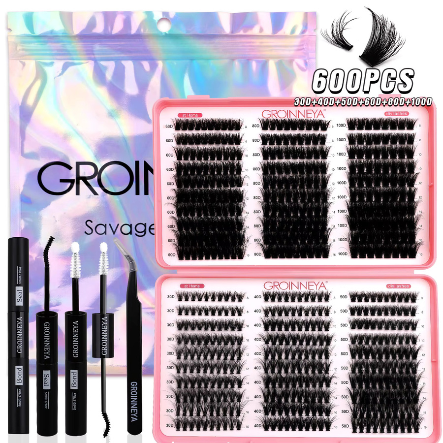 GROINNEYA DIY Wimperncluster-Set, Unisex - Bild 3