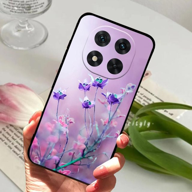 Xiaomi Handyhülle aus weichem TPU Silikon für Redmi Note 14 Pro 4G 5G und Redmi Note 14 Pro Plus in Schwarz und Lila - Bild 1