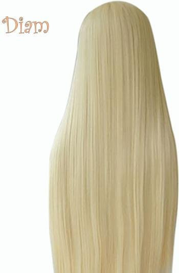 Tenfyer Perücke Damen, blond, lang, glatt, synthetisch - Bild 1