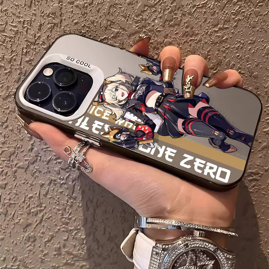 Burnice Aurora Handyhülle für Apple iPhone 11 bis 17 Pro Max, matt, metallisch, mehrfarbig - Bild 3