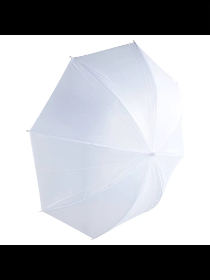 Hilitand Fotografie-Lichtreflektor als Diffusor-Regenschirm in Weiß, Durchmesser: 50 cm - Bild 2