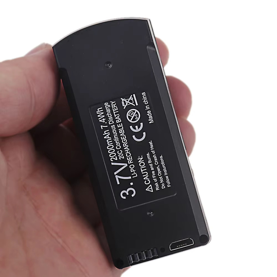 RC.BURST Ersatzbatterie für V168 GPS Drohne und V168 Pro Max Quadcopter, Schwarz, 7,4 V 3000 mAh oder 3,7 V 2000 mAh - Bild 3