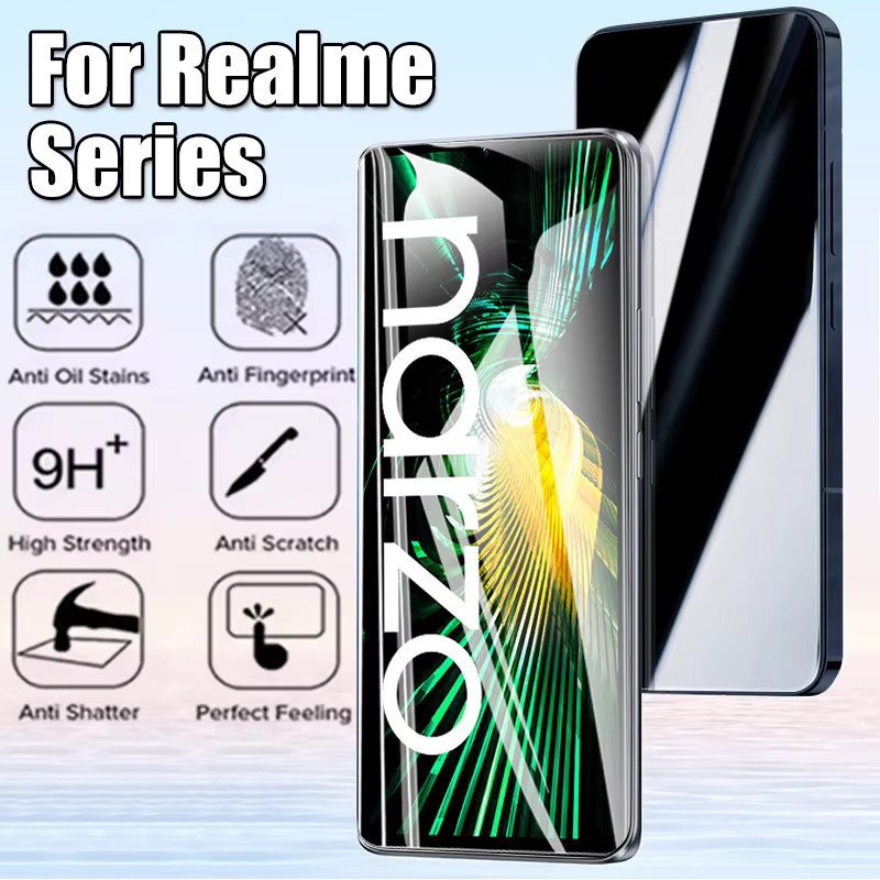 3er-Set gehärtetes Glas für Realme Narzo 50 5G, transparent, Schutzfolie mit Fingerabdruck-Entsperrung und Anti-Explosions-Funktion - Bild 2