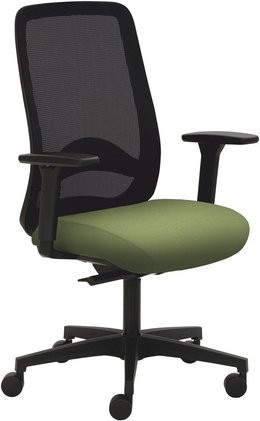 Mayer Sitzmöbel Drehstuhl 2228 mit Kopfstütze und Armlehnen in Grün, B/H: 70 x 116 cm - Bild 1