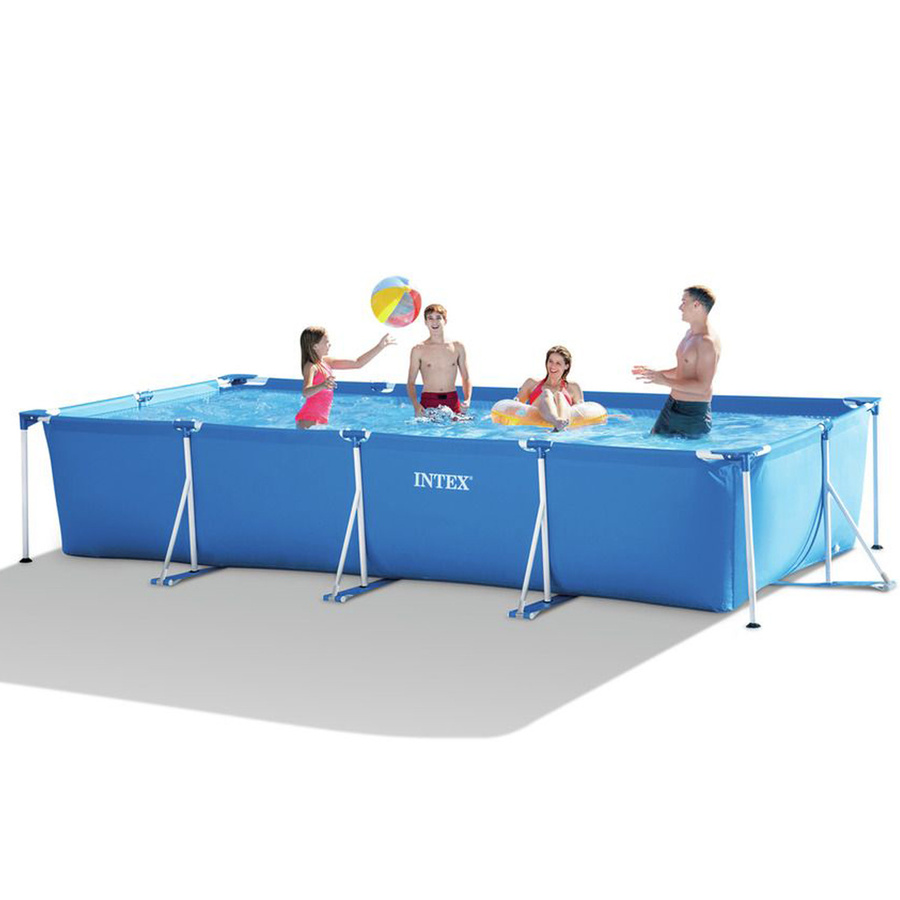 Intex Frame Swimming Pool Set Serie Family IV, blau, B/T/H: 450 x 220 x 84 cm - Bild 3
