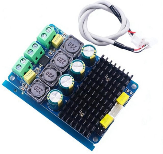 ABDH 2-Kanal Digitalverstärkerplatine TDA7498 mit 2x100W Hochleistung für DC 8-32V in Multicolor - Bild 1
