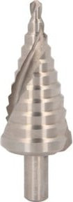 KS Tools HSS Cobalt Stufenbohrer aus Edelstahl, Farbe Silber, Durchmesser: 6-36 mm - Bild 1
