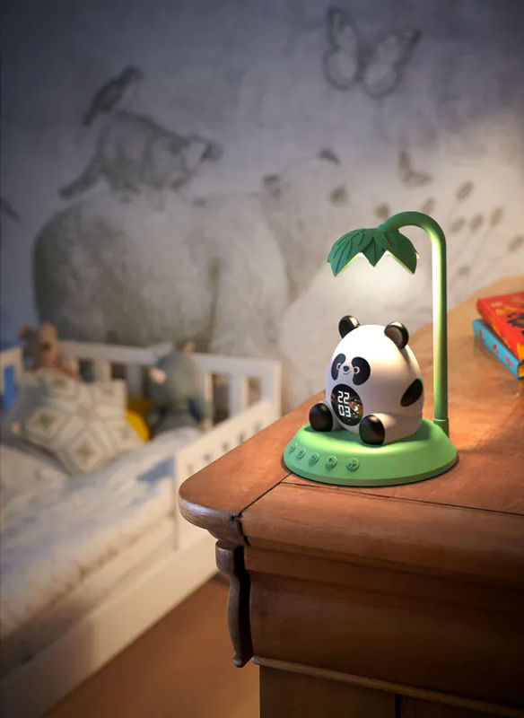 Digitaler Wecker mit Nachtlicht BIGBEN KIDS Panda in Weiß aus Kunststoff - Bild 2