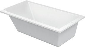 Duravit Rechteck-Badewanne Starck in Weiß, EB-Version, B/T/H: 170 x 90 x 46 cm - Bild 1