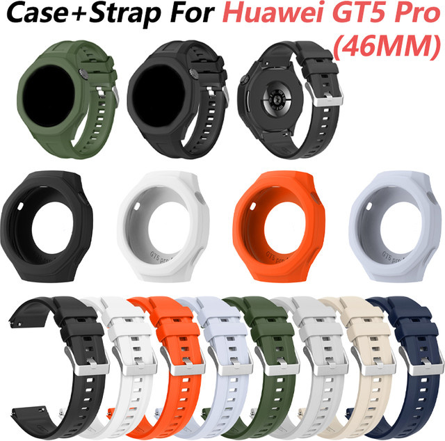 Uhrenarmband & Hülle für Huawei Watch GT5 Pro 46mm, Silikon, Unisex - Bild 1