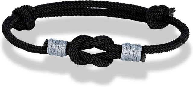 YULIN Armband Forever Knot, schwarz, Unisex - Bild 1