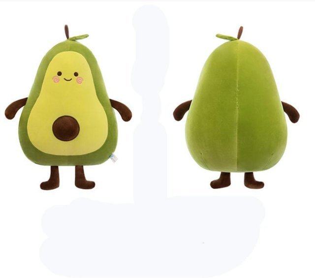 Yiran Health & Beauty Avocado Plüschkissen, Stofftier, 45-55cm, ab 14 Jahren - Bild 1