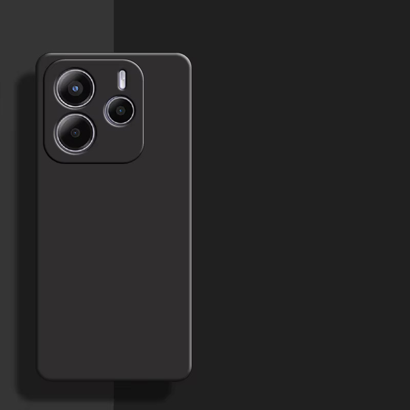 Xiaomi Redmi Note 14 Silikon Schutzhülle Stoßfestes Case in Rot für 4G und 5G Modelle - Bild 2