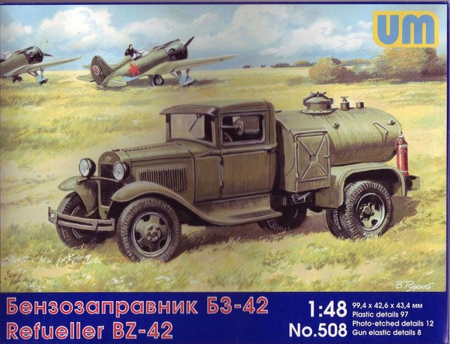 Unimodels BZ-42 refuel truck, Fahrzeug, 1:48, Kunststoff, Grün - Bild 1