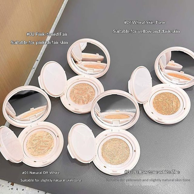 Cappuvini Air Cushion BB Cream Foundation, #01 Natural Off-White, Glänzend - Bild 1