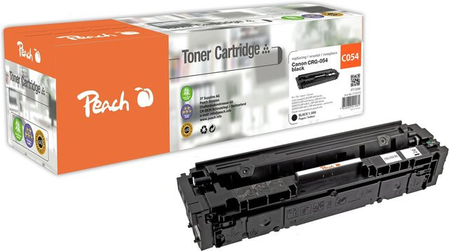Peach HP 054 bk Toner Schwarz für Canon CRG-054, kompatibel mit Canon iSENSYS LBP-620, LBP-621 Cw und LBP-623 Cdw (wiederaufbereitet) - Bild 1